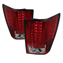 Jeep Grand Cherokee 07-10 LED Bakljus - Röda Klara Spyder Auto